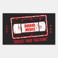 Horror Movies -Video Cassette Adjust Your Tracking