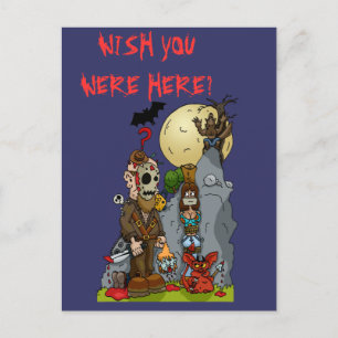 Horror Mural Postcard