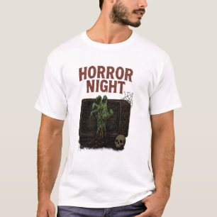 Horror Night Halloween Clothes unisex male female T-Shirt