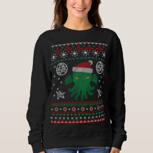 Horror Octopus Fhtagn Necronomicon Star Ugly Sweat Sweatshirt