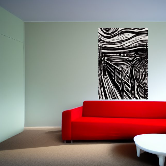 Horror on the bridge | AI Art Poster (Creator Uploaded)