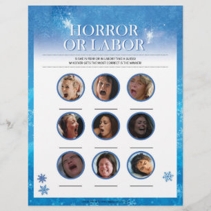 Horror Or Labour [Snowy Blue] Custom Letterhead