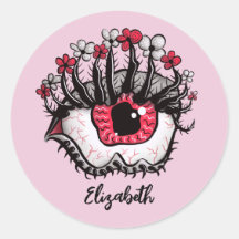 Horror Pastel Goth Eye Macabre Pink Creepy Name