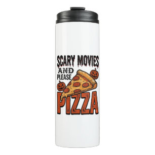 Horror Pizza Shirt for Scary Movie Night Fans_1 Thermal Tumbler