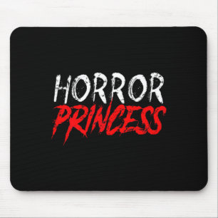 Horror Princess Funny Halloween Scary Movies Girls Mouse Mat