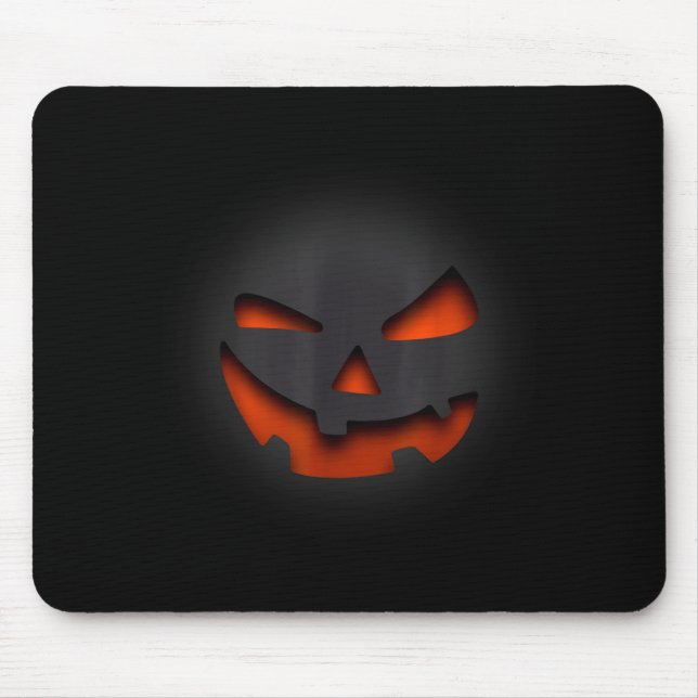 Horror Pumpkin Halloween Y, Funny Gift  Mouse Mat (Front)