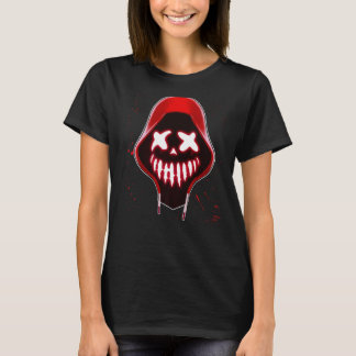 Horror scary mask Halloween Party with purge Scary T-Shirt