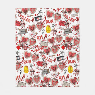 Horror Scary Movies Blood Fleece Blanket