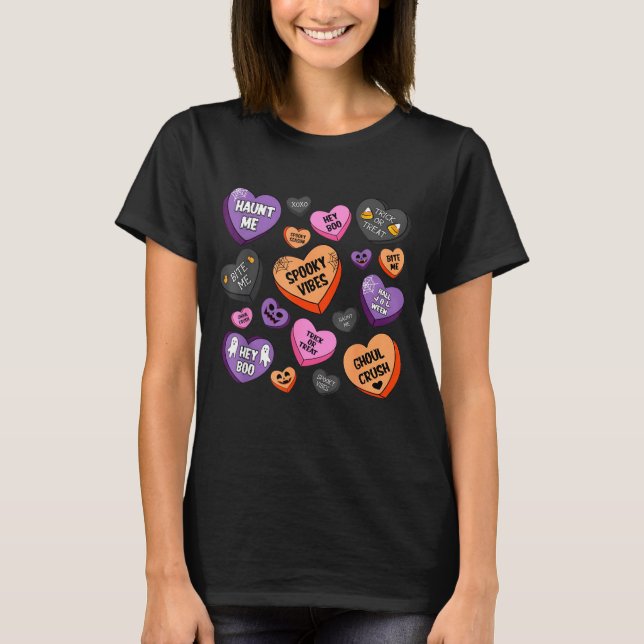 Horror Soky Candy Heart Valentines Day Lover Tee H (Front)