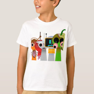 Horror Sprunki Beats - Oren Raddy Clukr Funbot T-Shirt