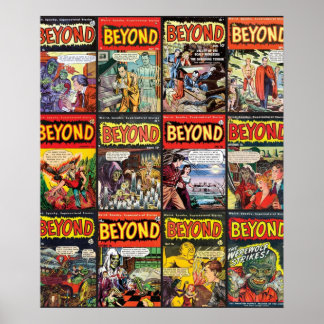 Horror Supernatural Comic Covers  Vintage comic Poster