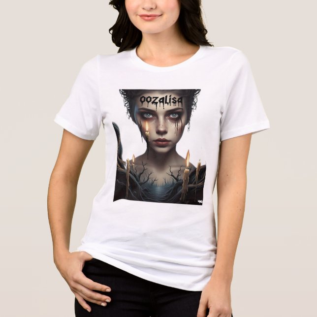 Horror T-shirt  Tri-Blend Shirt (Front)