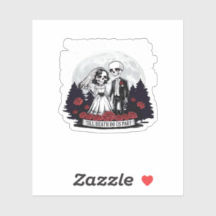 Horror Valentines Day Skeleton Couple Till Death D