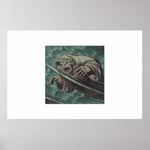 Horror vintage comics for comic book lovers 1950s poster