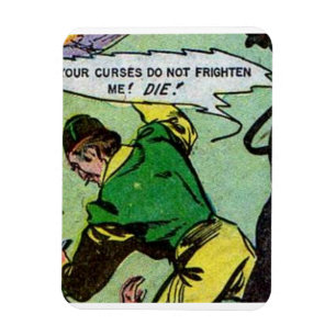 Horror vintage comics magnet