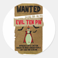 Horror Wanted Dead S Or Alive Evil Ten Pin 10 Funn