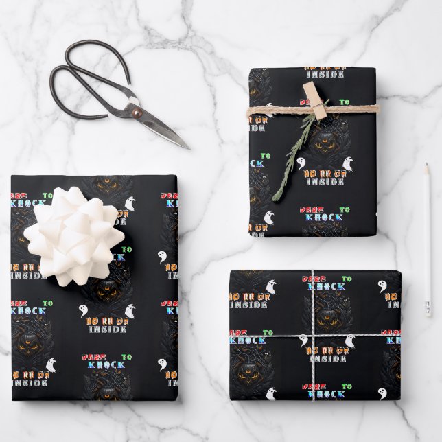 Horror Wrapping Paper Sheet (Front)