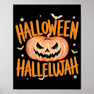 Horror Y Fall Pumpkin For Women Girls Kids Poster