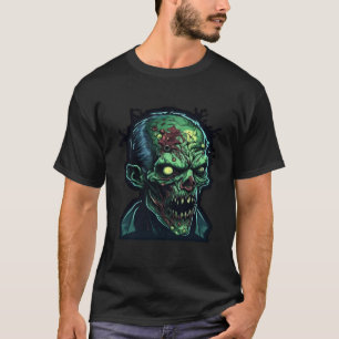 Horror Zombie Monster Nightmare Scary Terrifying H T-Shirt