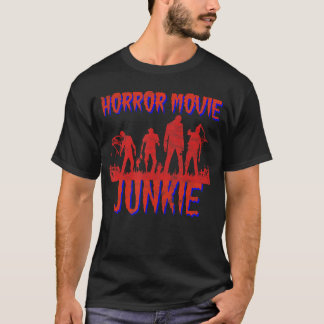 Horror Zombie Movie Junkie Retro 80s Films boy T-Shirt