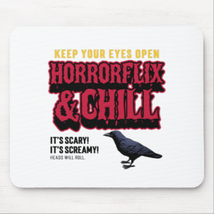 Horrorflix And Chill Mouse Mat