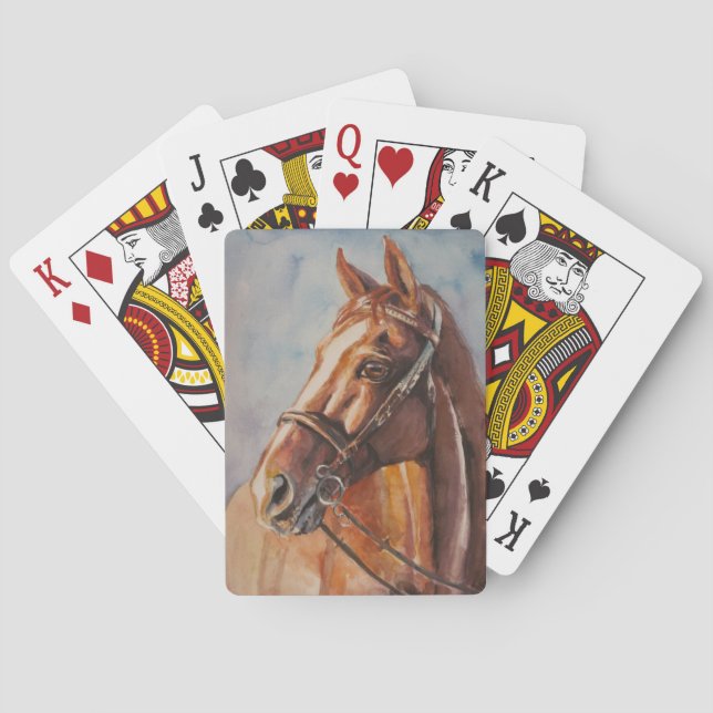 Horse 2 playing cards (Back)