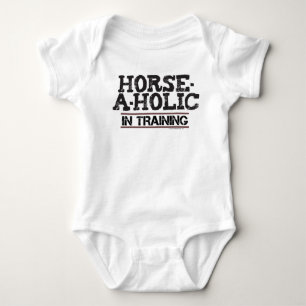 Horse-A-Holic In Training Infant Creeper