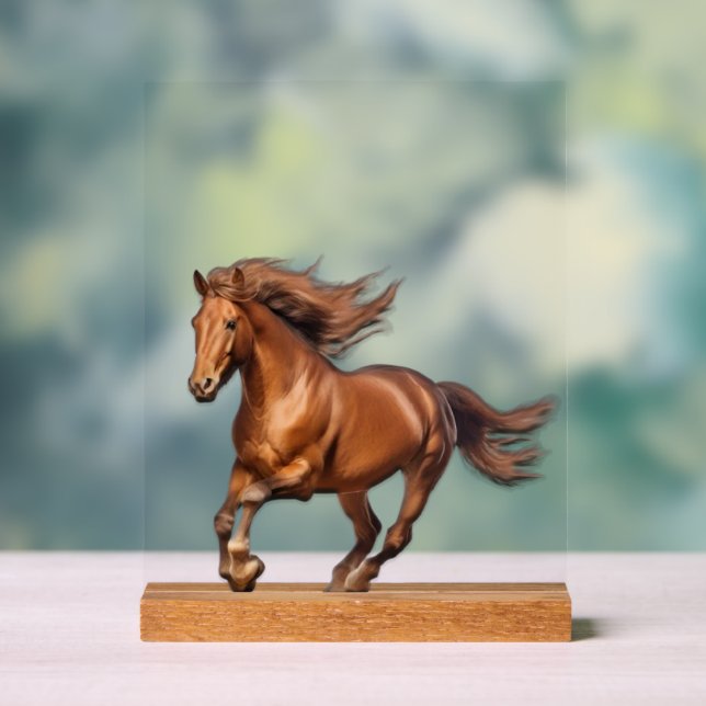 Horse Acrylic Sign (Neutral)