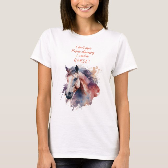 Horse Addict T-Shirt (Front)