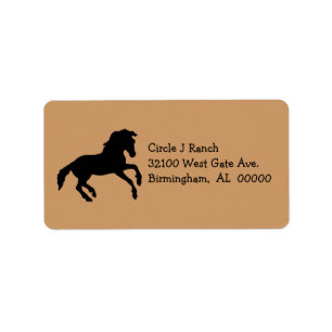Horse Address Labels