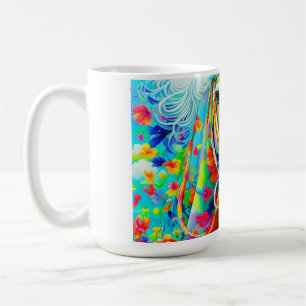 Horse Adorne with Flowers Coffee Mug