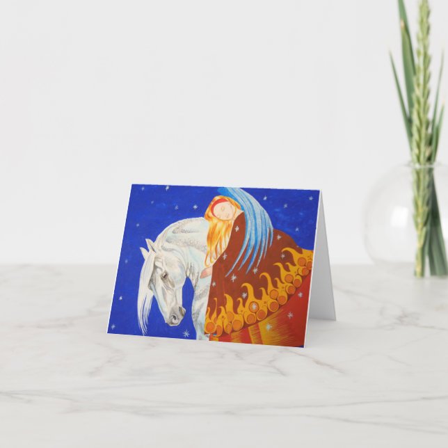 Horse and Angel Card (Front)