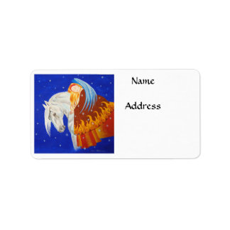 Horse and Angel Label