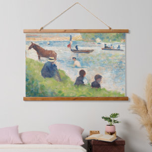 Horse and Boats – Study for "Bathers at Asnières" Hanging Tapestry