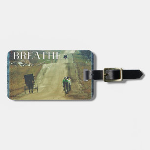 Horse and Buggy and Bicycles Luggage Tag