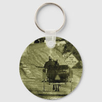 Horse and Buggy Sepia Grunge