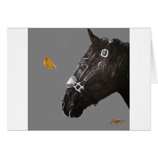 Horse and butterfly