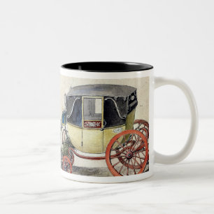 Horse and Carriage, 1825 Two-Tone Coffee Mug