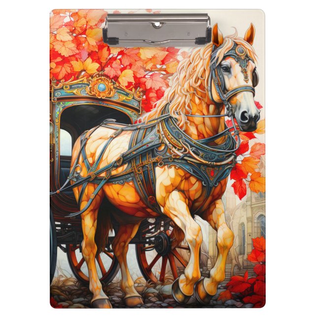 Horse and Carriage Clipboard (Front)