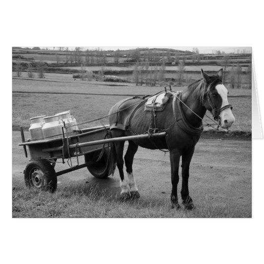 Horse and Cart Card