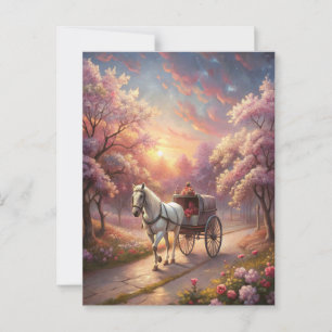 Horse and Cart Postcard
