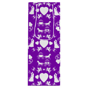 Horse And Cart Romantic Wedding Wine Gift Bag
