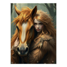 Horse and Companion Fantasy Art 