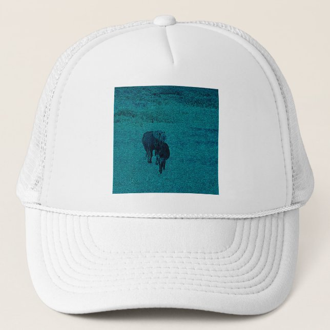 Horse and Donkey Trucker Hat (Front)