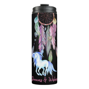 Horse and Dreamcatcher ~ Dreams & Wishes BOHO Thermal Tumbler