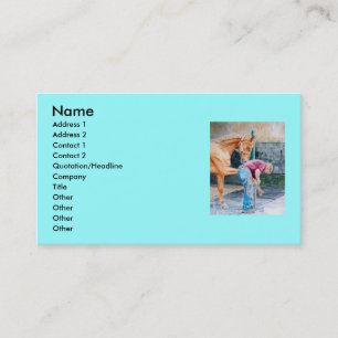 Horse and Farrier Business Card
