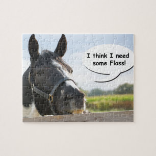 Horse and Floss Jigsaw Puzzle