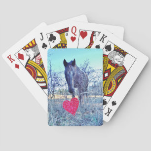 Horse and  Heart Playing Cards
