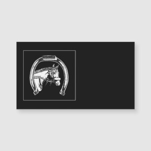 Horse and Horseshoe Scratch Art