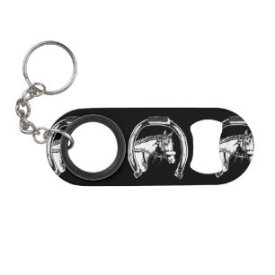 Horse and Horseshoe Scratch Art